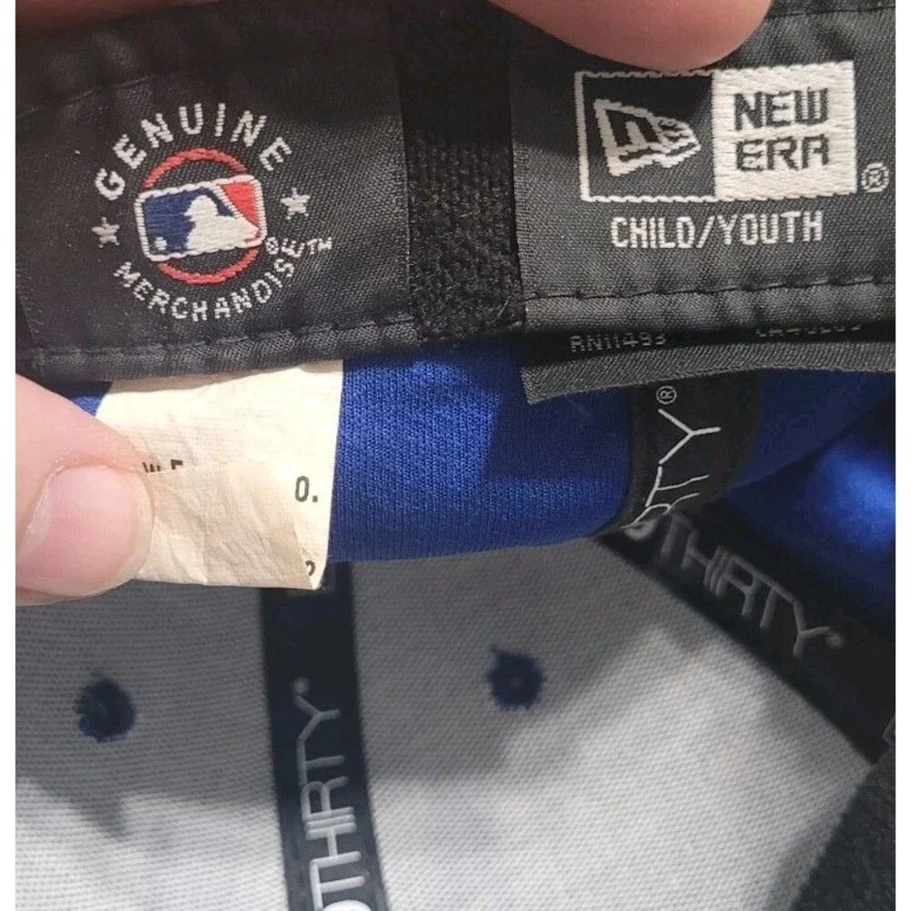 Texas Rangers NEW ERA 39THIRTY CHILD YOUTH Hat TEAM CLASSIC Logo On Back Cap